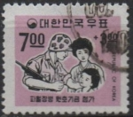 Sellos de Asia - Corea del sur -  Soldado y niño