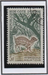 Stamps Ivory Coast -  Hyemoschus Acuaticus