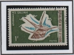 Stamps Ivory Coast -  Vida Marina: Aporrhsaipes  GallinaeGallinae