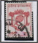 Stamps Ivory Coast -  Escudo d' Armas