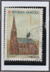 Stamps Croatia -  Ciudades d' Croacia: Osijek