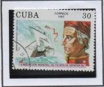 Stamps Cuba -  500 Aniv. d' descubrimiento d' América: Américo Vespucio