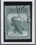 Sellos de America - Cuba -  Fauna: Cocodrilo