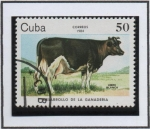 Stamps Cuba -  Desarrollo d' l' Ganadería: Ubre Blanca