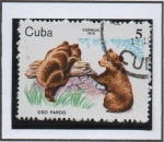 Sellos de America - Cuba -  Animales d' Zoo: Cachorros d' Oso