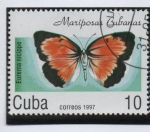 Stamps Cuba -  Mariposas: Eurema nicippe