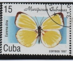 Stamps Cuba -  Mariposas: Eurema dina