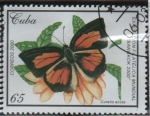 Stamps Cuba -  Mariposas: Curetis acuta