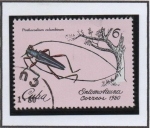 Stamps Cuba -  Insectos: Pintho0coelium