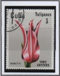 Sellos de America - Cuba -  Tulipanes: Mariette