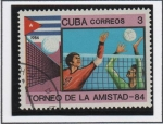 Stamps Cuba -  Juegos d' l' Habana: Voleibol