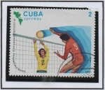 Sellos de America - Cuba -  9º Juegos Panamericanos Caracas:  Voleibol