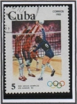 Stamps Cuba -  Juegos Olímpicos los Ángeles: Voleibol