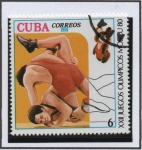 Stamps Cuba -  Juegos Olímpicos d' Moscú: Lucha