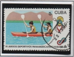 Stamps Cuba -  Juegos Panamericanos d' La Habana: Kayac