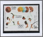 Stamps Cuba -  Juegos Olimpicos d' Barcelona: Oro 