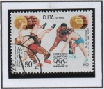 Stamps Cuba -  Juegos Olimpicos d' Barcelona: Oro y Bronce