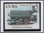 Sellos de America - Cuba -  Locomotoras Antiguas: Steam Storaje