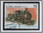 Stamps Cuba -  EXPO Filat. Londres'2000: Baldwin 2-8-0 1912