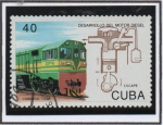 Sellos de America - Cuba -  Desarrollo d' Motor Diesel