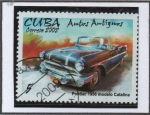 Stamps Cuba -  Coches Antiguos: Pontiac Catalina 1965