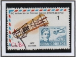 Sellos de America - Cuba -  50 Aniv. d' servicio d' Correos