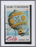 Stamps Cuba -  200 Aniv. d' primer vuelo en Glovo