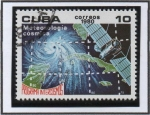 Stamps Cuba -  Inter cosmos: Meteorología