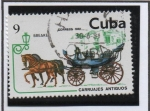 Sellos de America - Cuba -  Carruajes Antiguos: Breake