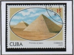 Sellos de America - Cuba -  Siete Maravillas d' Mundo: Piramide d' Ejipto