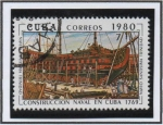 Sellos de America - Cuba -  Construcion Naval: Navío Santísima Trinidad