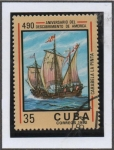 Sellos de America - Cuba -  490 aniv. descubrimiento d' América: Pinta