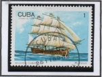 Stamps Cuba -  Buques d' Guerra: Triunfo