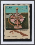 Stamps Cuba -  Faros: Carapachibey