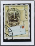 Stamps Cuba -  150 Aniv.Aniv. d' primes sello: Buzon