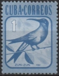 Stamps Cuba -  Fauna: Colibri