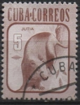 Stamps Cuba -  Fauna: Jutia