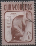 Sellos de America - Cuba -  Fauna: Jutia