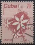 Stamps Cuba -  Flores: Lily