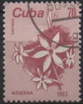 Stamps Cuba -  Flores: Lily