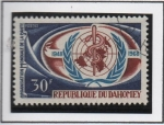 Stamps Benin -  OMS emblema