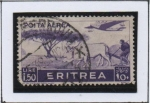 Stamps Eritrea -  Labrando el Campo