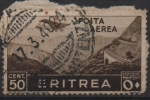 Stamps Eritrea -  Aviones sobre montañas Pass