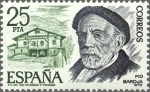 Stamps Spain -  ESPAÑA 1978 2458 Sello Nuevo Personajes Españoles Pio Baroja