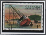 Stamps Grenada -  Goleta carenada. Carricou