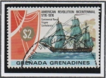 Stamps Grenada -  Barcos: Fragata Confederación