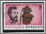 Sellos de America - Granada -  Alexander Graham Bell y Teléfono: 1900