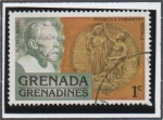 Stamps Grenada -  Alfredo Nobel, Medalla d' Física y Química