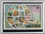 Stamps Grenada -  Globo y teléfono Tent, OEA