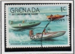 Stamps Grenada -  Motonáutica